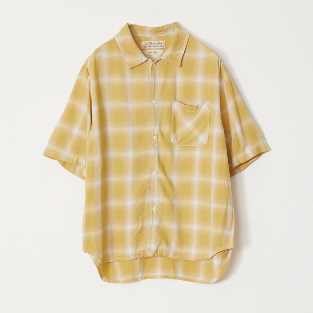 レーヨンツイルオンブレS/Sシャツ