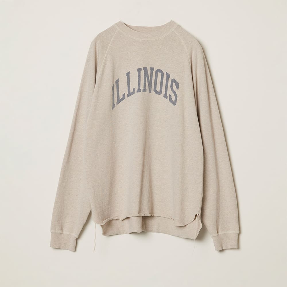 SP加⼯8/天竺ラグランロンT(ILLINOIS)