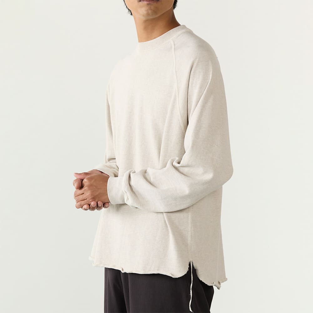 SP加⼯8/天竺ラグランロンT(無地)