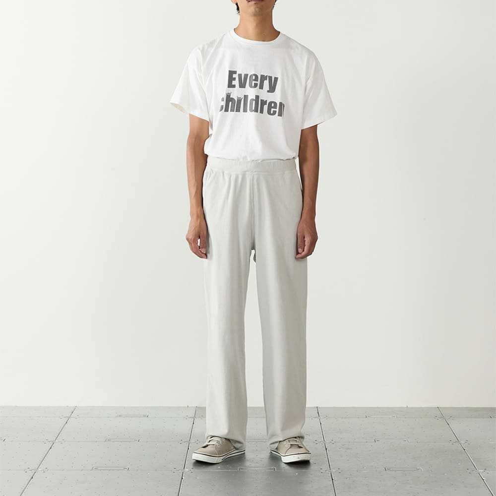 SP加⼯スーピマ裏⽑イージーパンツ