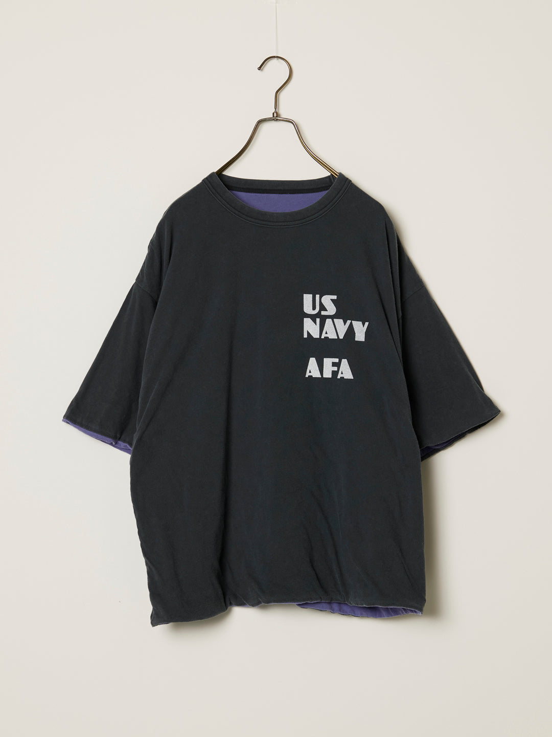 SP加⼯40/天竺リバーシブルT(US NAVY AFA)