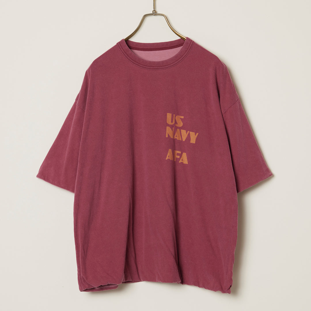 SP加⼯40/天竺リバーシブルT(US NAVY AFA)