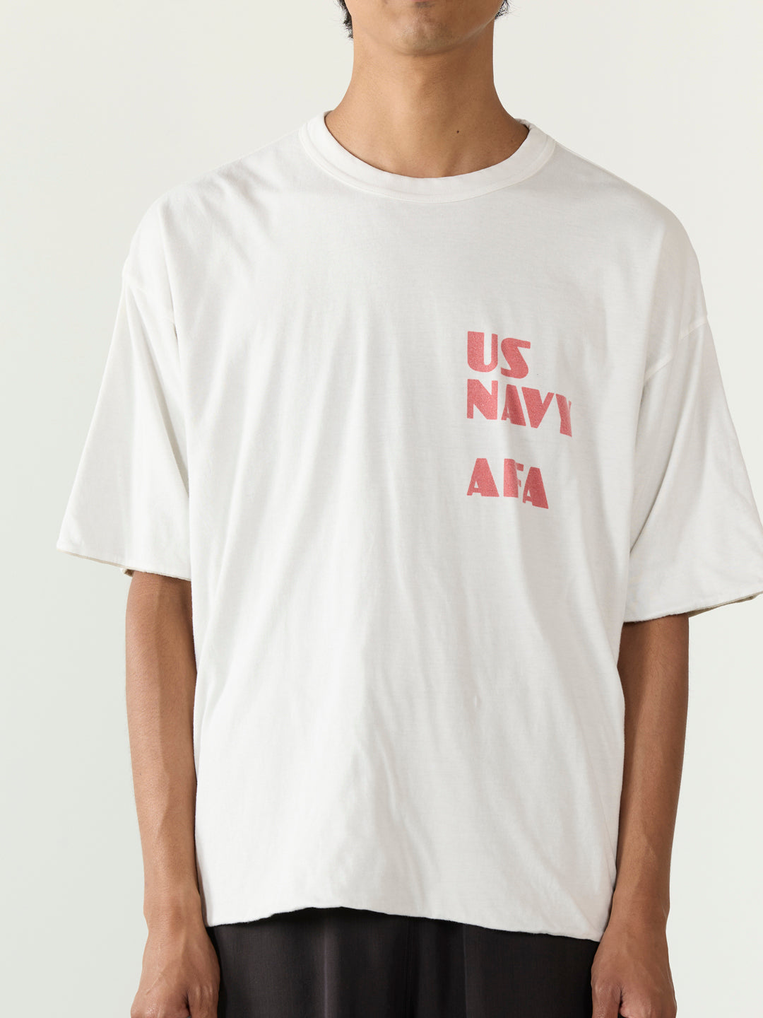 SP加⼯40/天竺リバーシブルT(US NAVY AFA)
