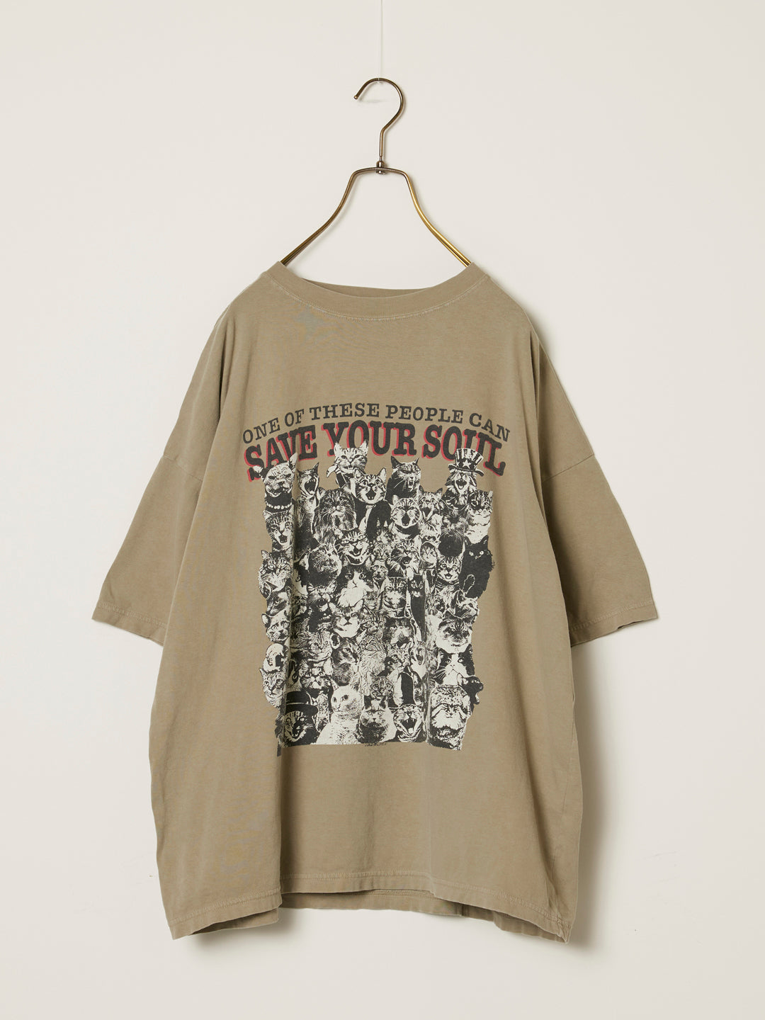 HARD SP가 20/-천축 BIG 사이즈 T(SAVE YOUR SOUL)