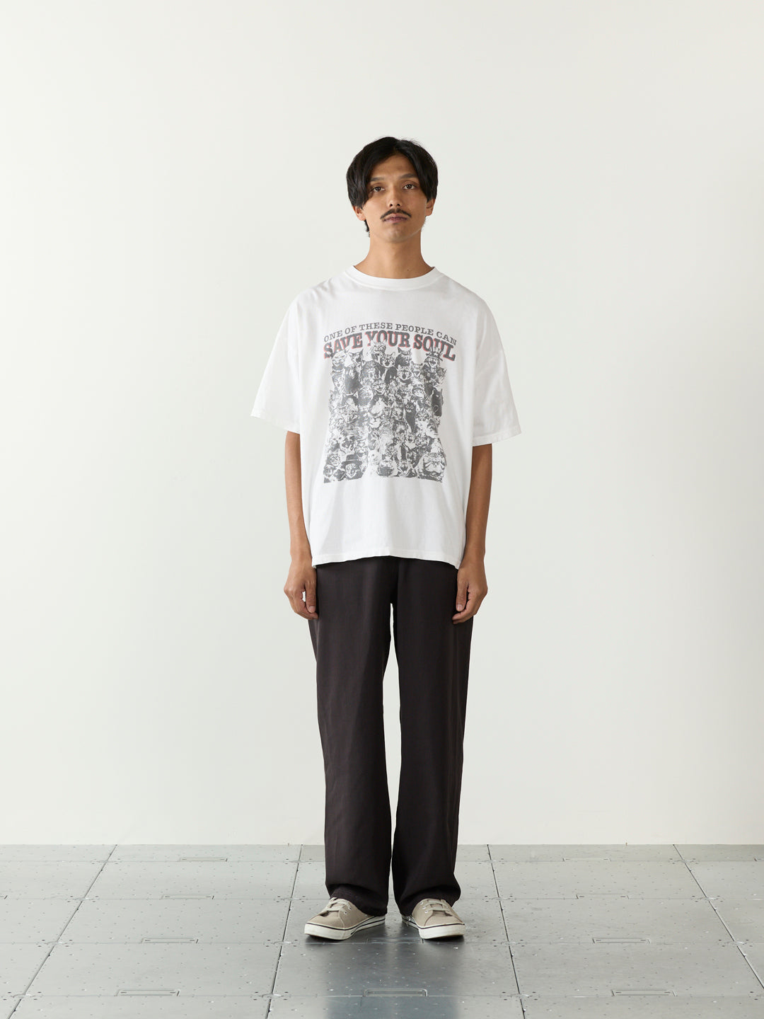 HARD SP가 20/-천축 BIG 사이즈 T(SAVE YOUR SOUL)