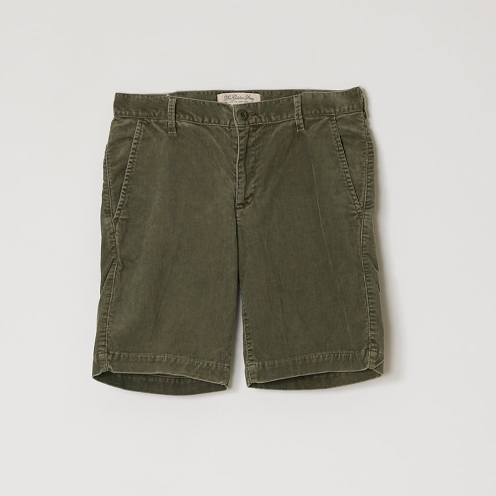 Sulfurized corduroy shorts