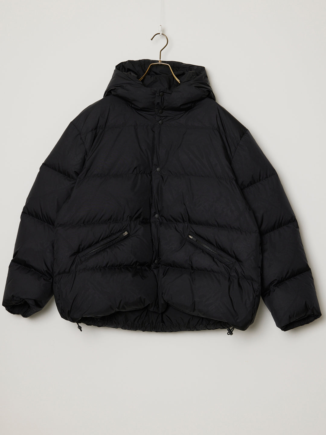 超軽量ナイロンクラシックダウンJKT フーディー