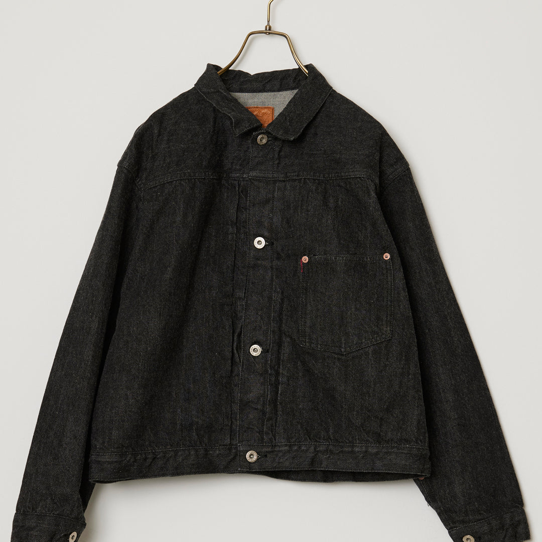 12oz DENIM War Model Jacket Black (Onewash)