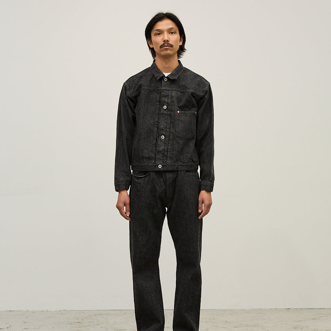 12oz DENIM War Model Jacket Black (Onewash)