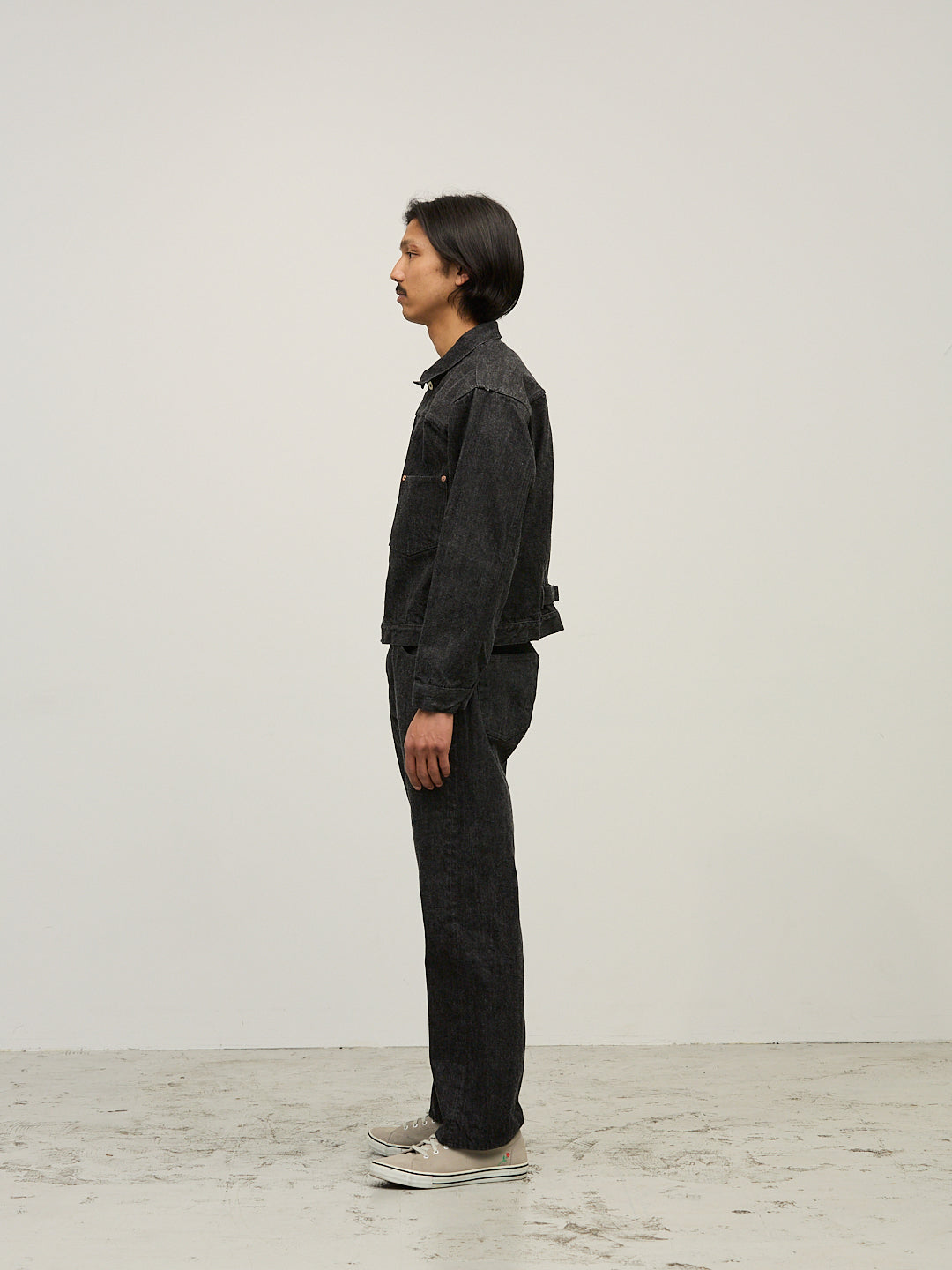 12oz DENIM 대전 모델 JKT BLACK (ONEWASH)