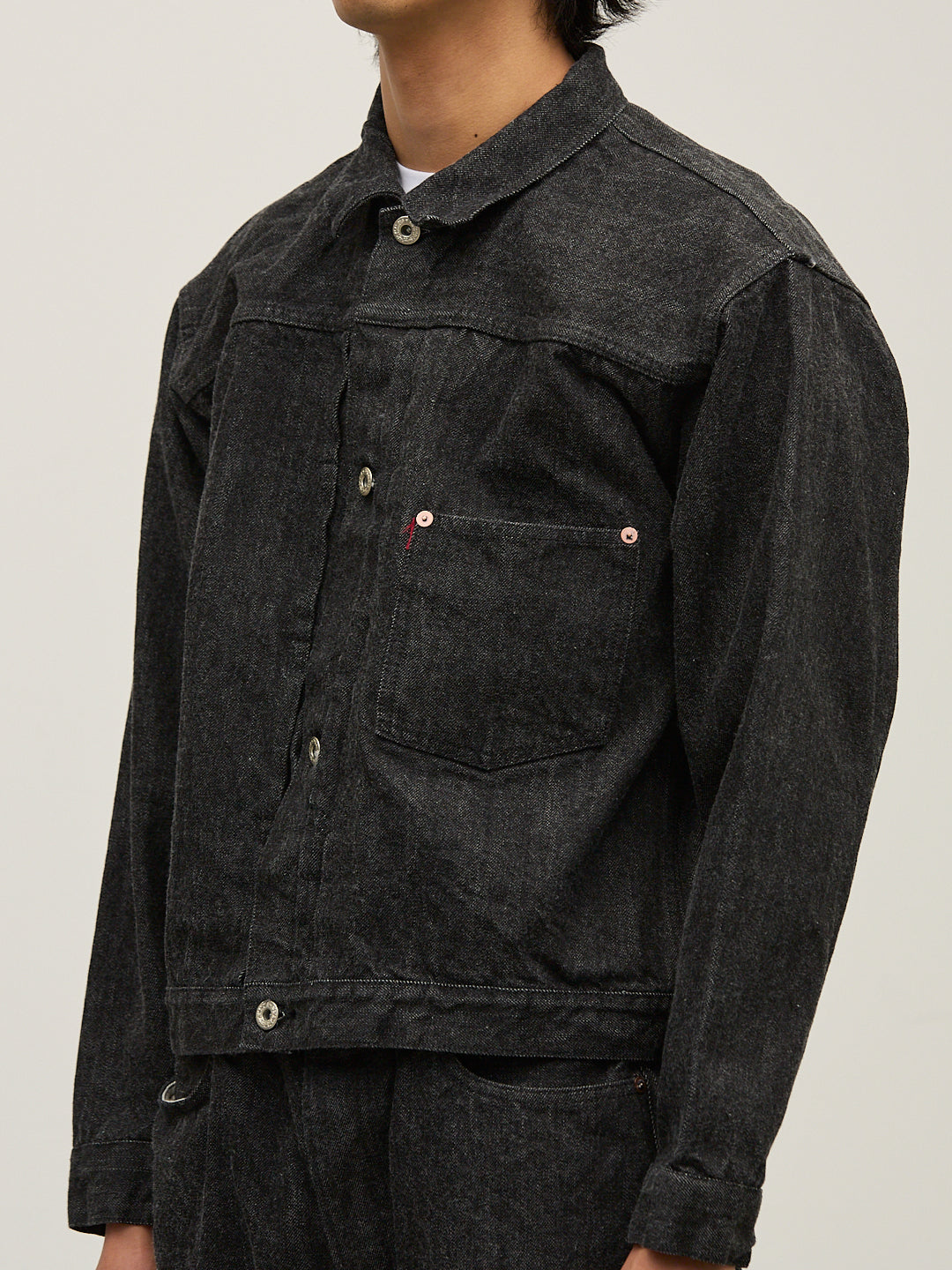 12oz DENIM 대전 모델 JKT BLACK (ONEWASH)