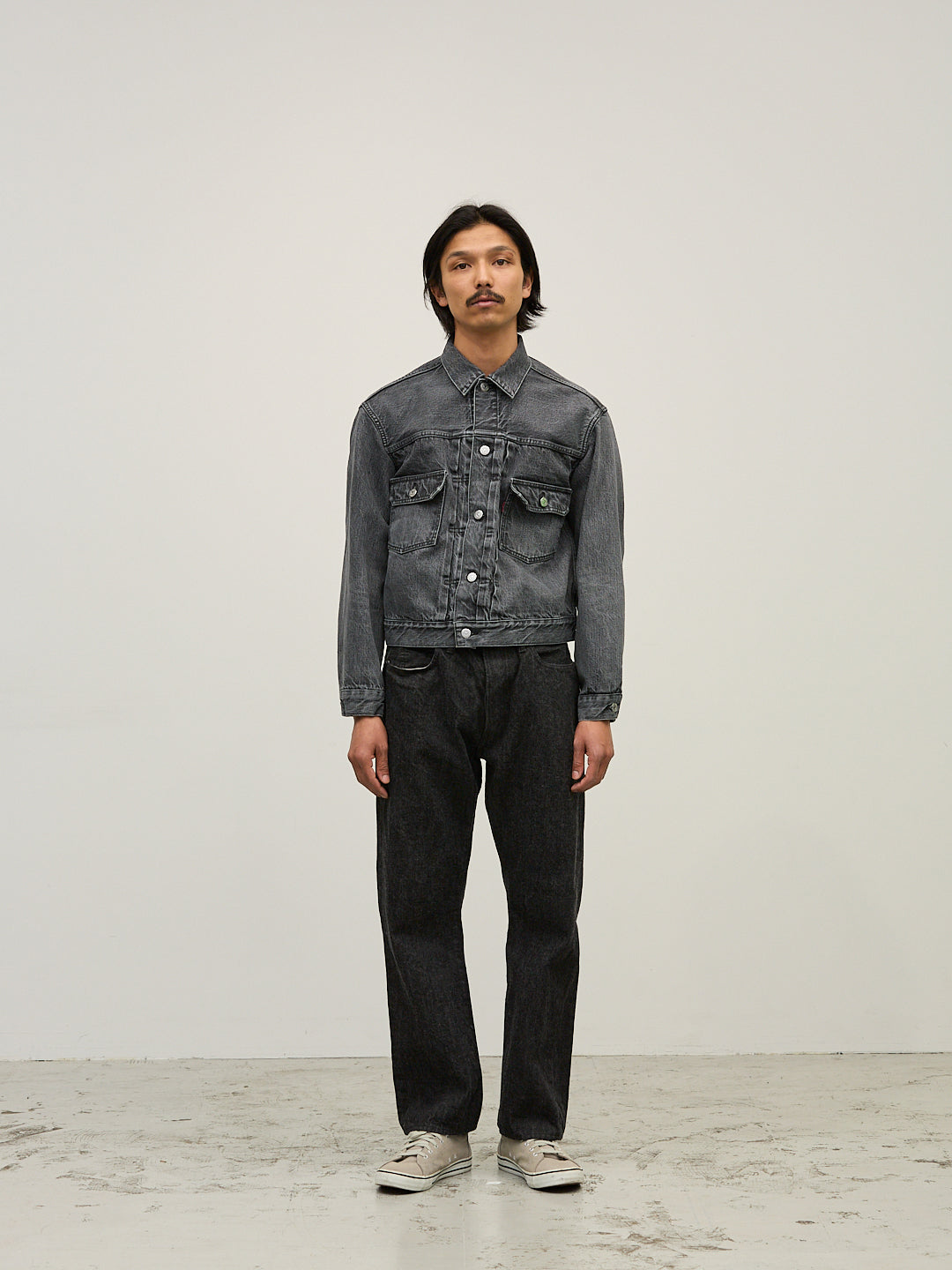 13oz 1954XX DENIM 2nd JKT BLACK（USEDBLACK)