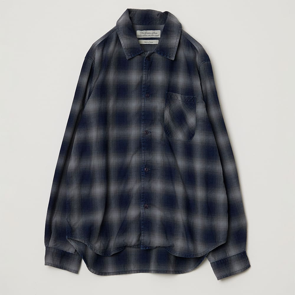 Indigo Ombre Check Shirt