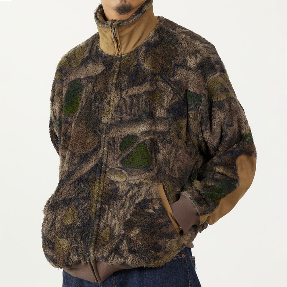 シャギーフリースZIP JKT (CAMO)