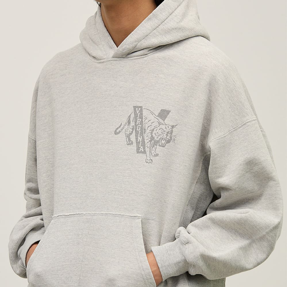 SP processed 3-ply terry cloth hoodie (VIRGINIA)