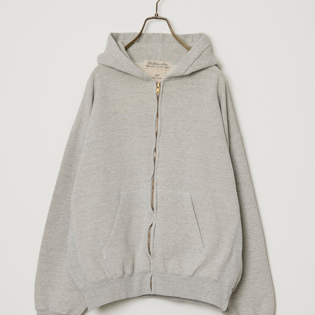 SP processed 3-way fleece lining zip hoodie (plain)