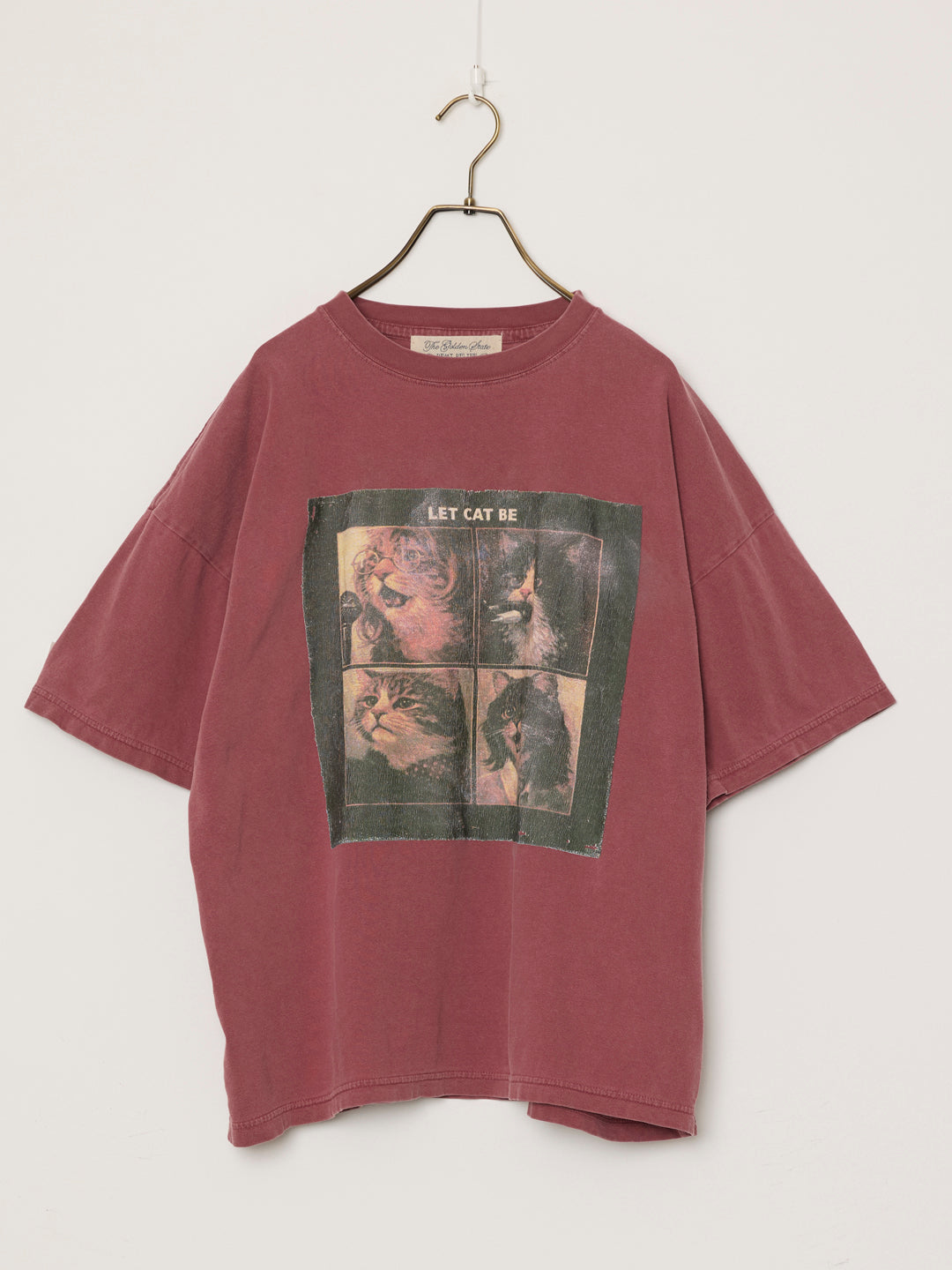 HARD SP加⼯20/天竺BIGサイズT(LET BE CAT)