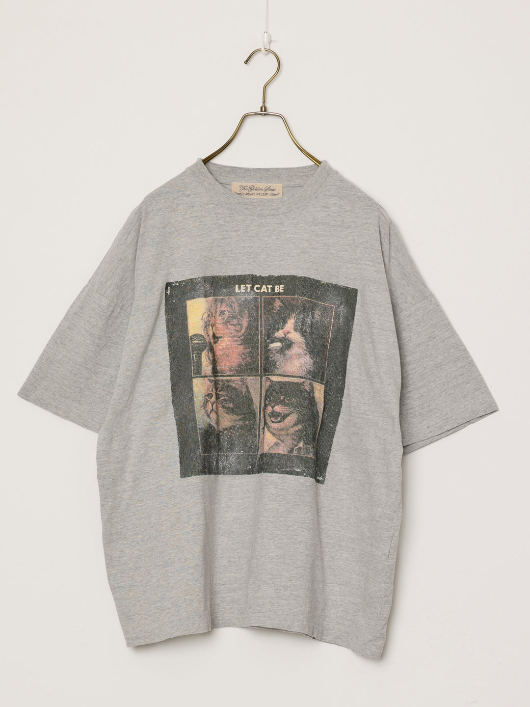 HARD SP加⼯20/天竺BIGサイズT(LET BE CAT)