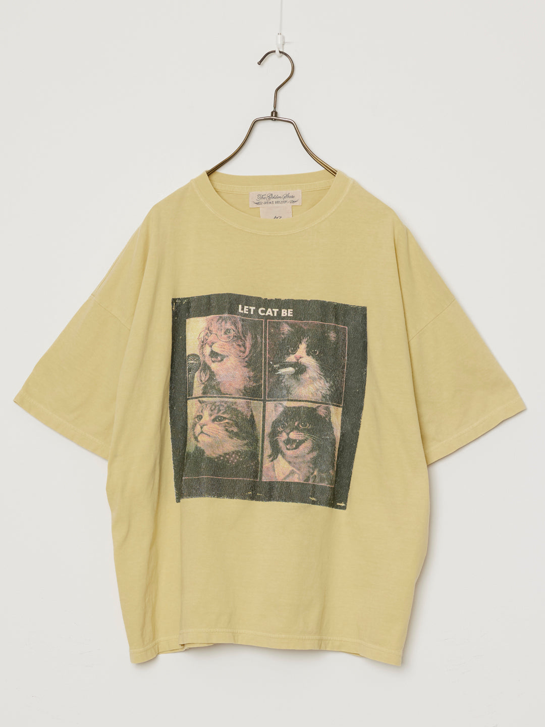 HARD SP加⼯20/天竺BIGサイズT(LET BE CAT)