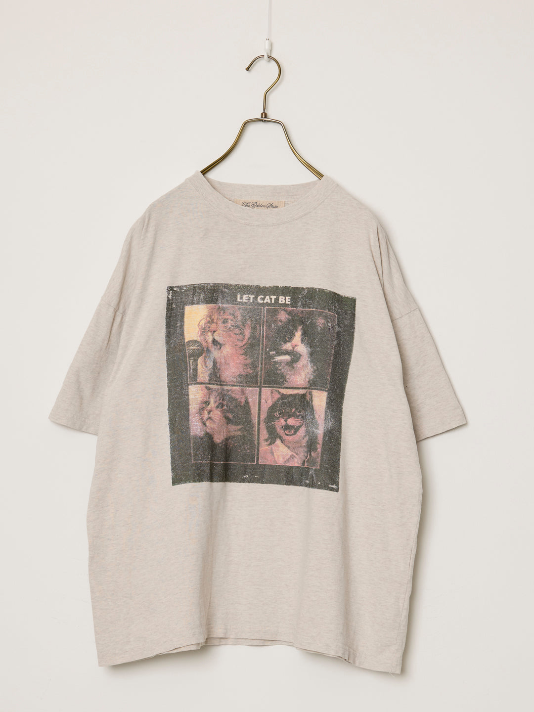 HARD SP加⼯20/天竺BIGサイズT(LET BE CAT)