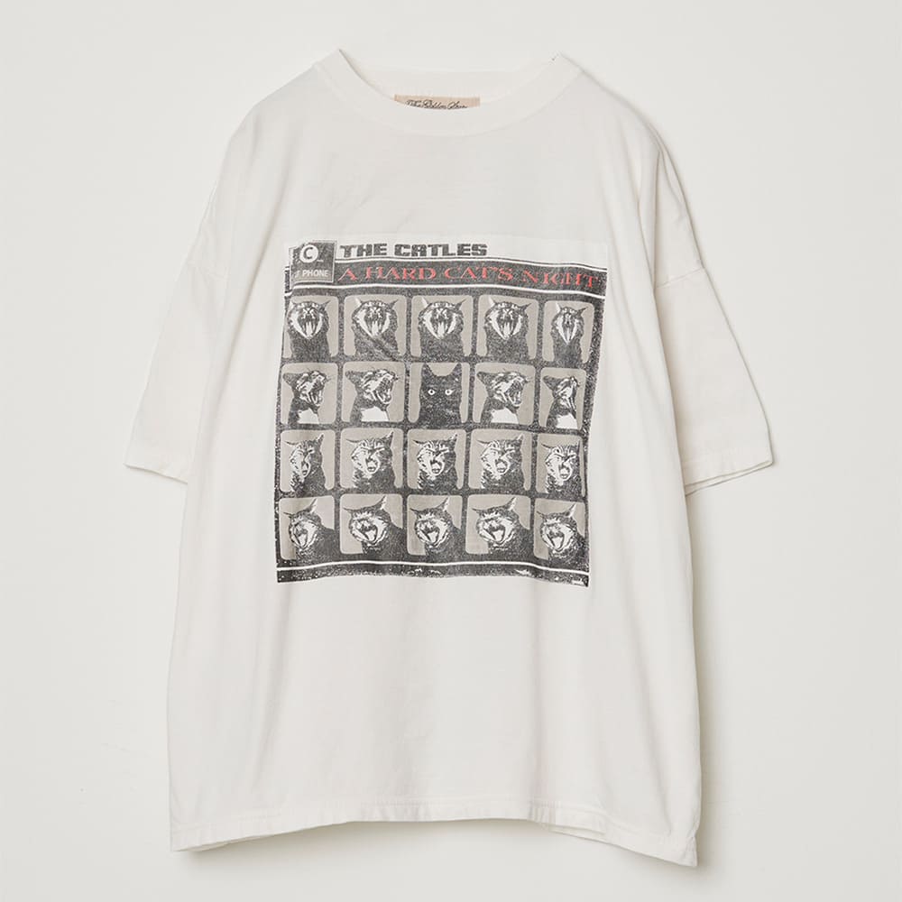 HARD SP加⼯20/天竺BIGサイズT(A HARD CAT'S NIGHT)