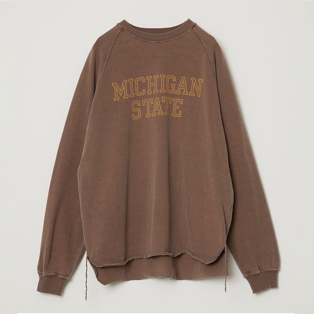 8/天竺ラグランロンT(MICHIGAN STATE)