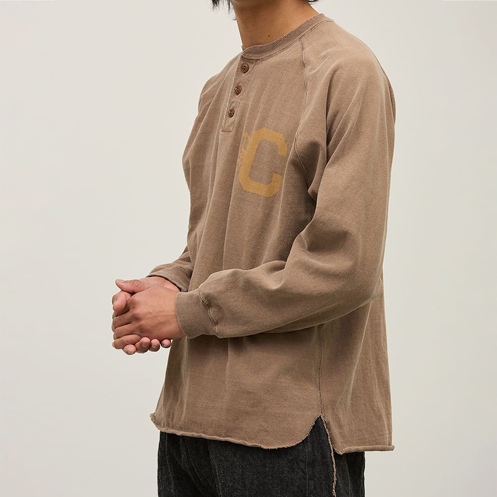8/天竺ラグランヘンリーロンT(C)
