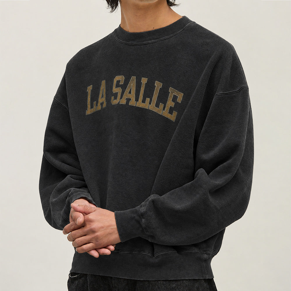 SP 가공 기모 안감 크루넥(LA SALLE)