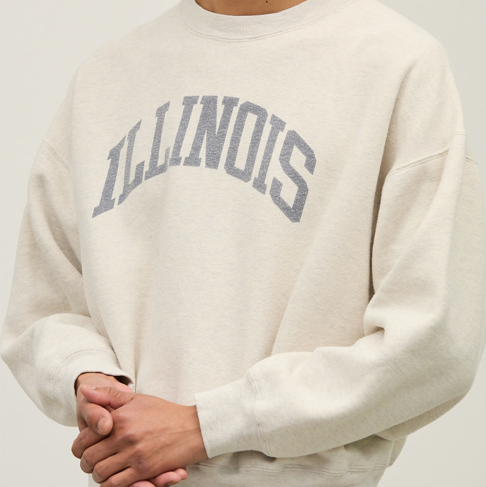 SP加工起毛裏毛クルー(ILLINOIS)