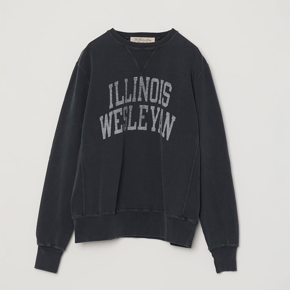 SP加工裏毛クルー(ILLINOIS WESLEYAN)