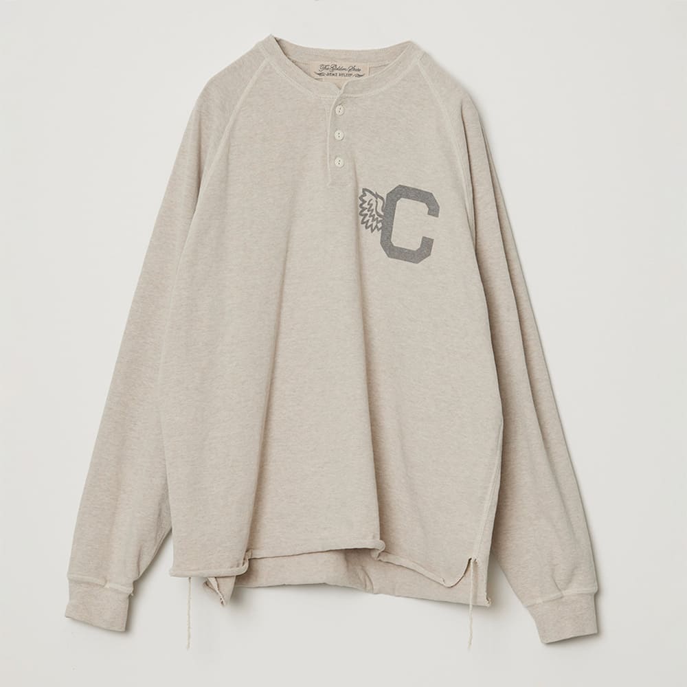 8/天竺ラグランヘンリーロンT(C)