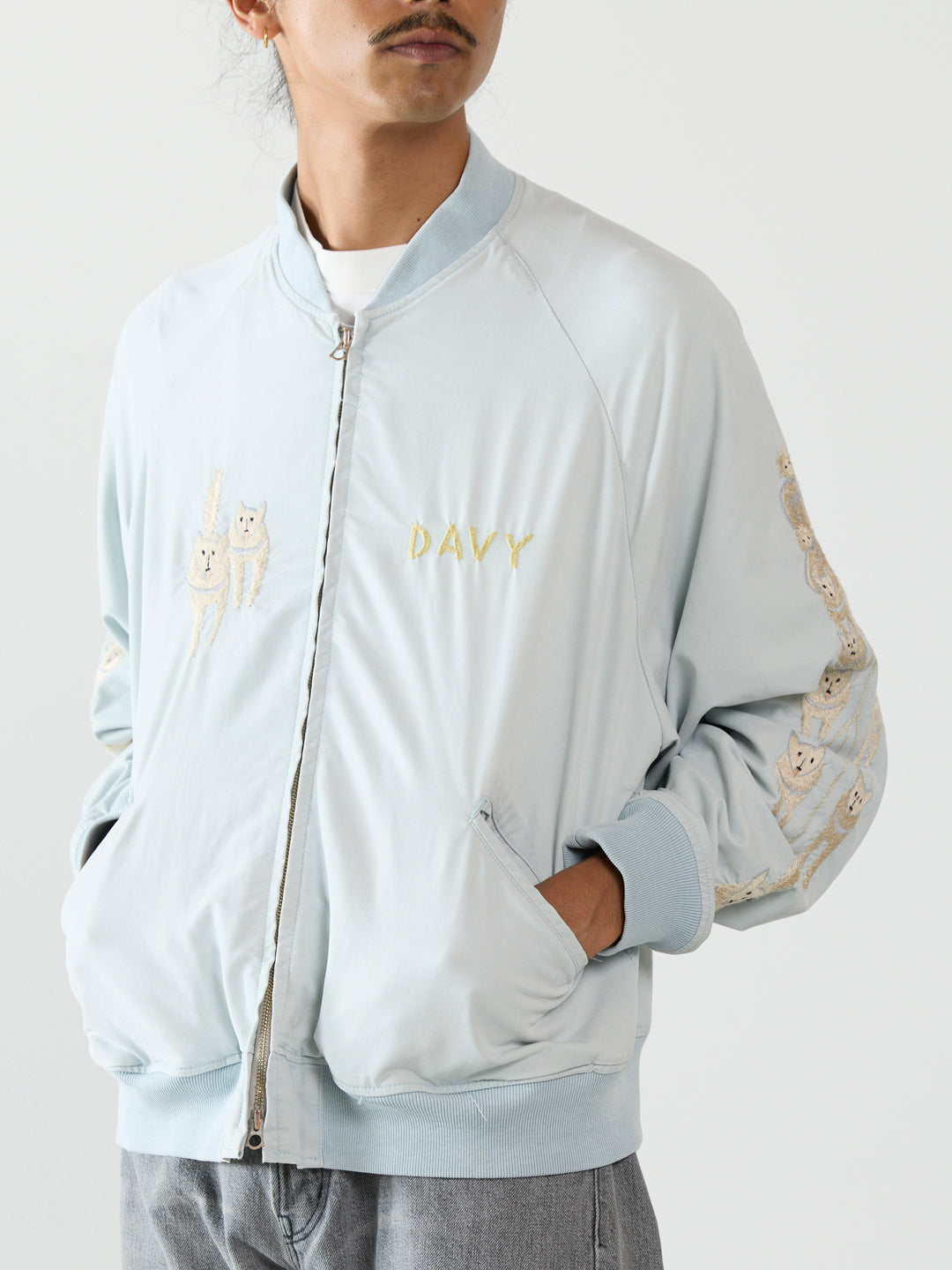 フィブリルレーヨンツイルスカジャン （ALASKA)