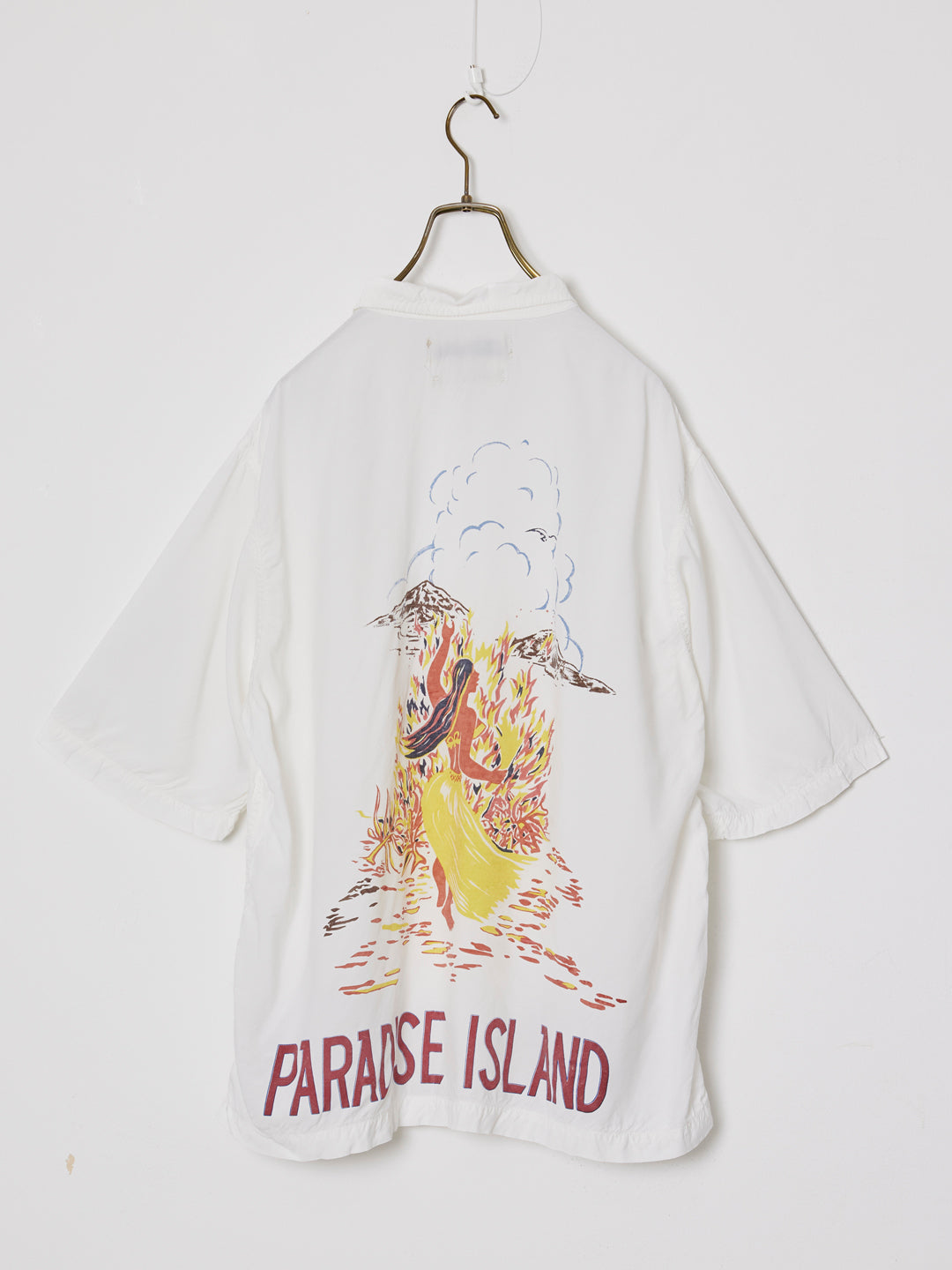 レーヨンアロハ S/Sシャツ(PARADISE ISLAND)