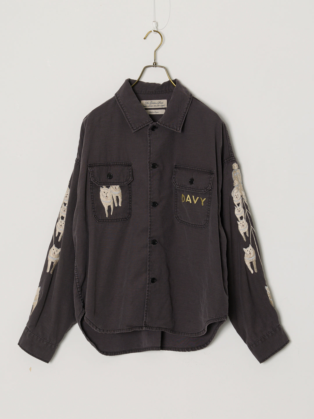 WIDE MILITARY SHIRT(자수: ALASKA)