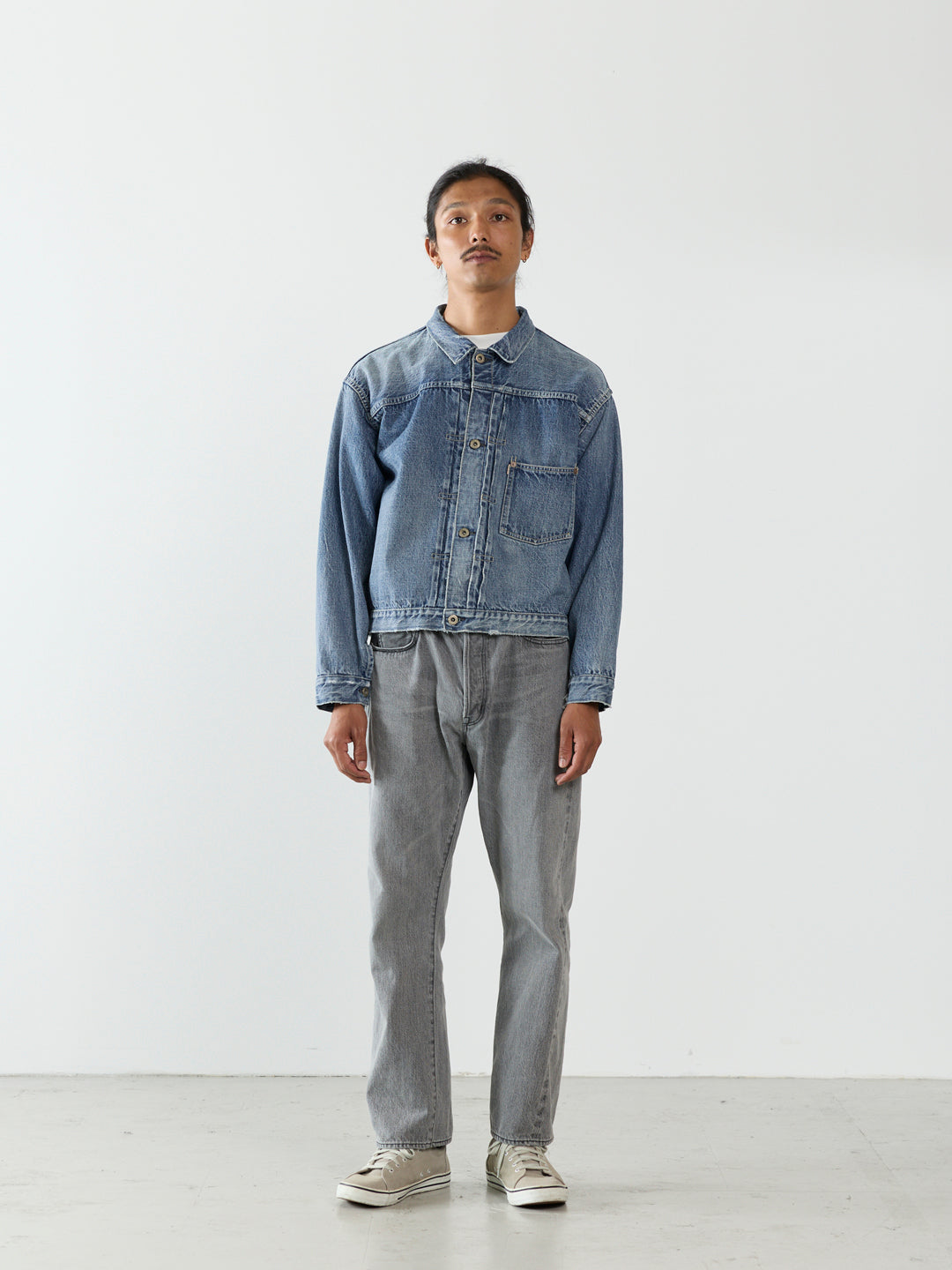 12oz DENIM 大戦モデル JKT (FADEBLUE)