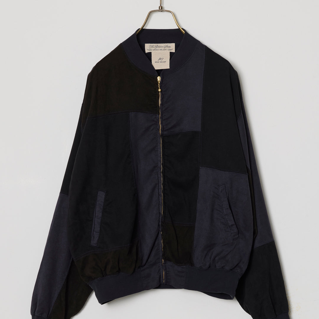 パッチワークエコスウェード ZIP JKT