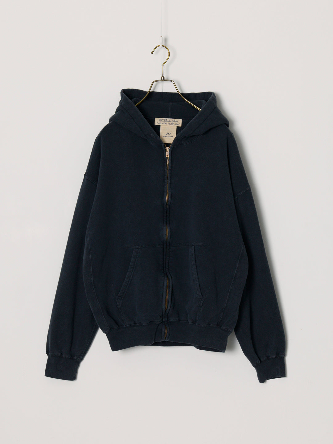 SP processed 3-ply reverse fleece zip hoodie (plain)