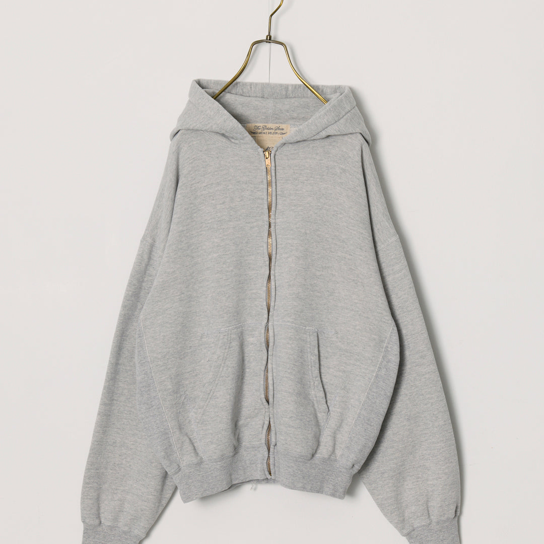 SP processed 3-ply reverse fleece zip hoodie (plain)