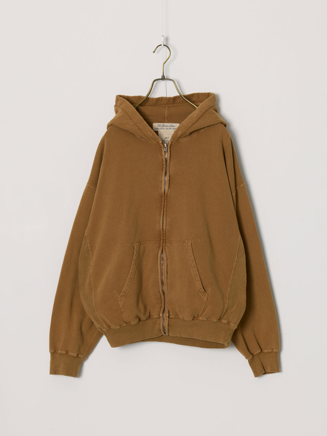 SP processed 3-ply reverse fleece zip hoodie (plain)
