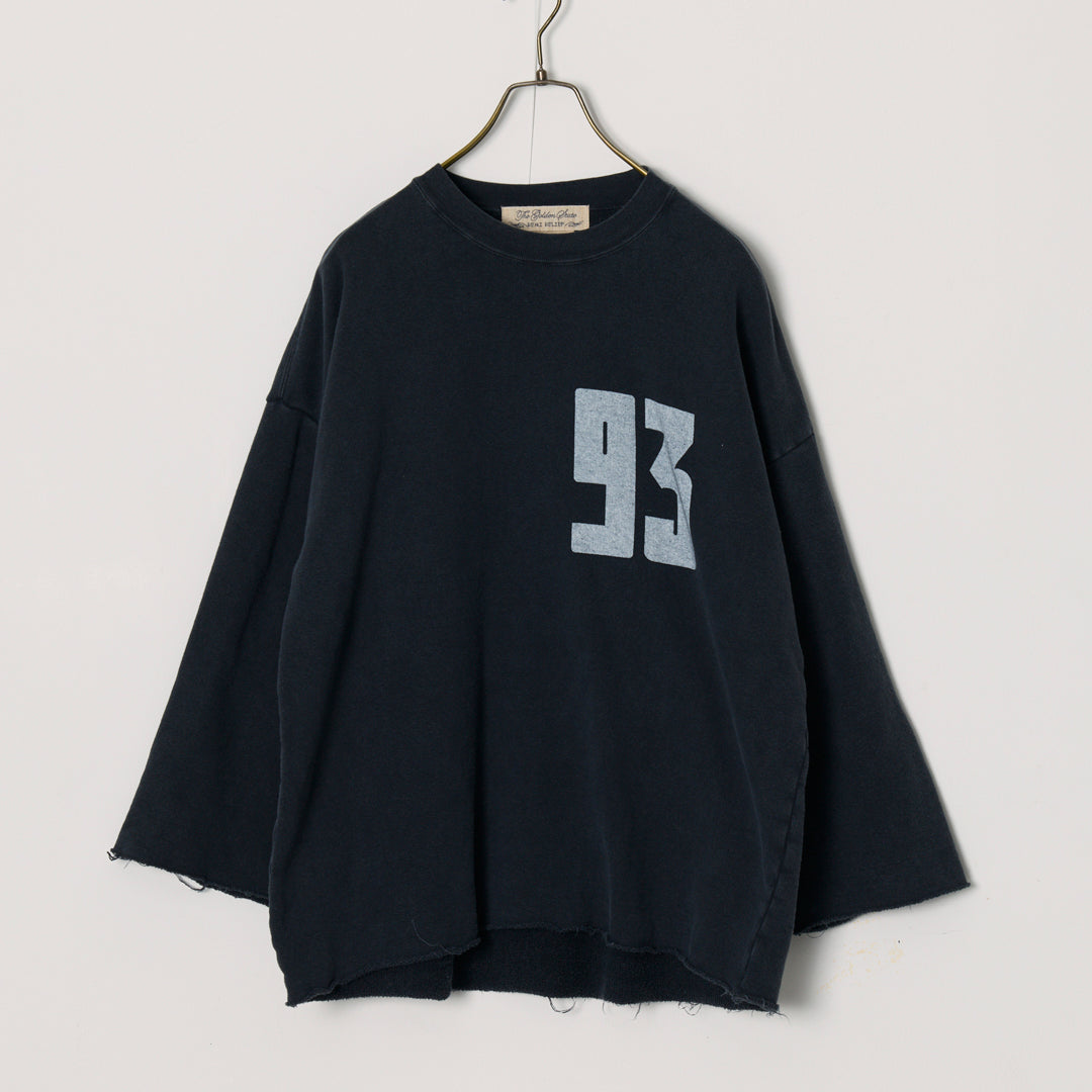 SP加⼯3⾶び裏⽑クルー7分袖(93)