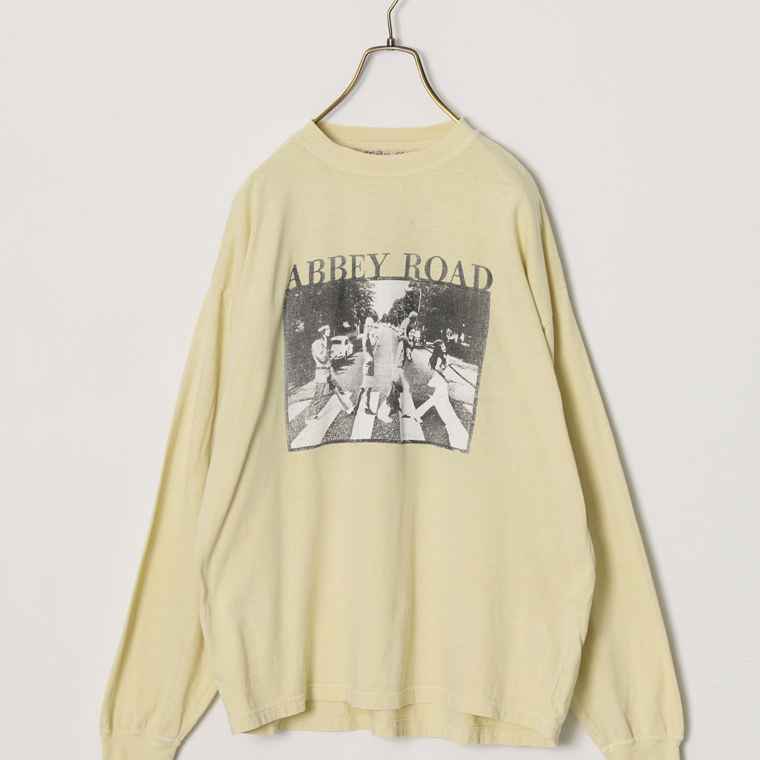 HARD SP加⼯20/天竺ロンT(ABBEY ROAD)