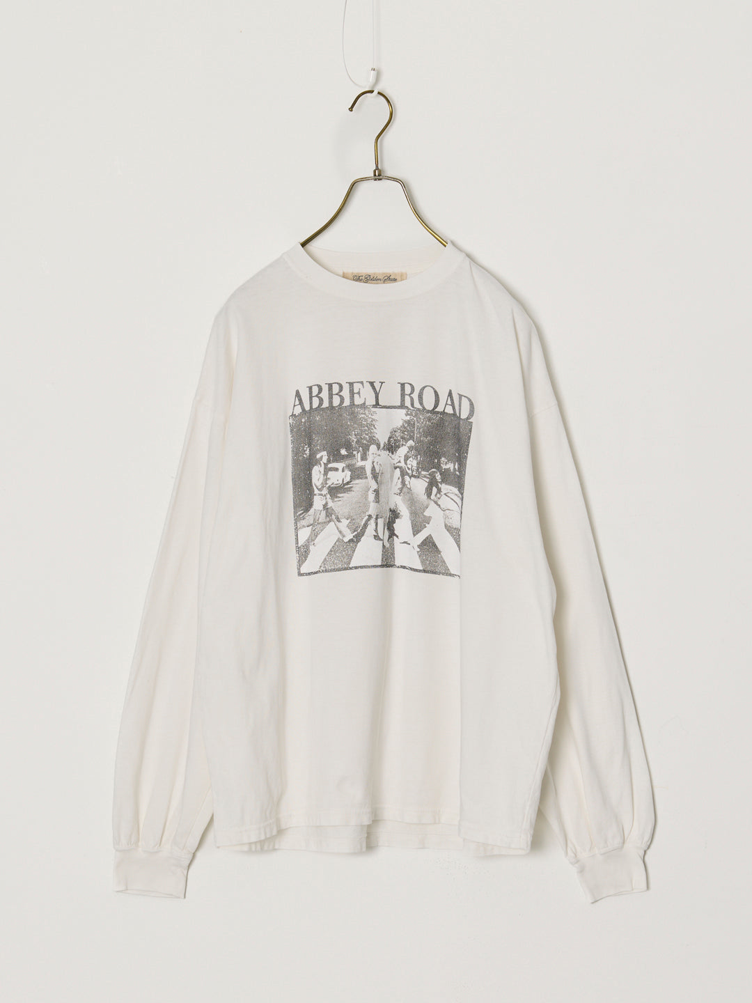 HARD SP processed 20/Singlet stitch long sleeve T-shirt (ABBEY ROAD)