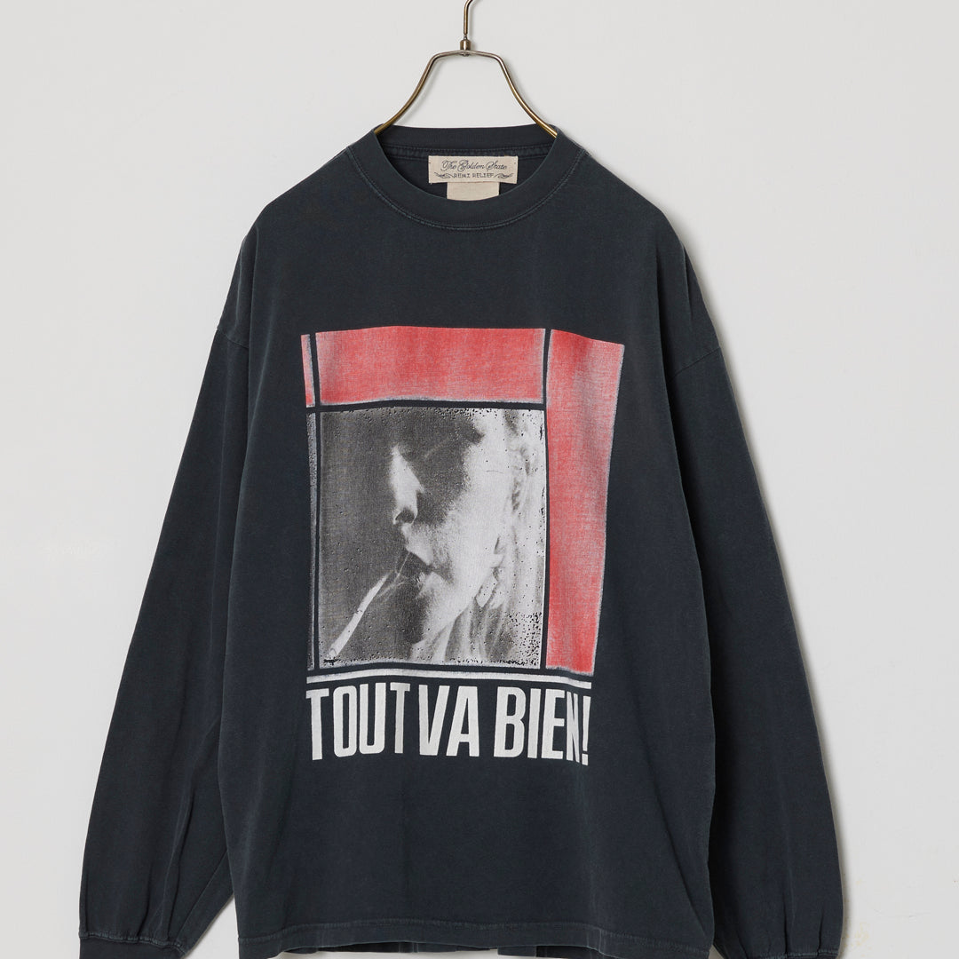 HARD SP加⼯20/-天竺ロンT(TOUT VA BIEN!)