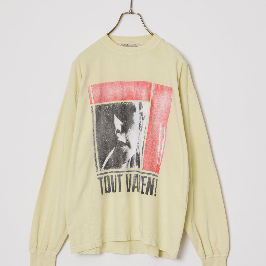 HARD SP加⼯20/-天竺ロンT(TOUT VA BIEN!)