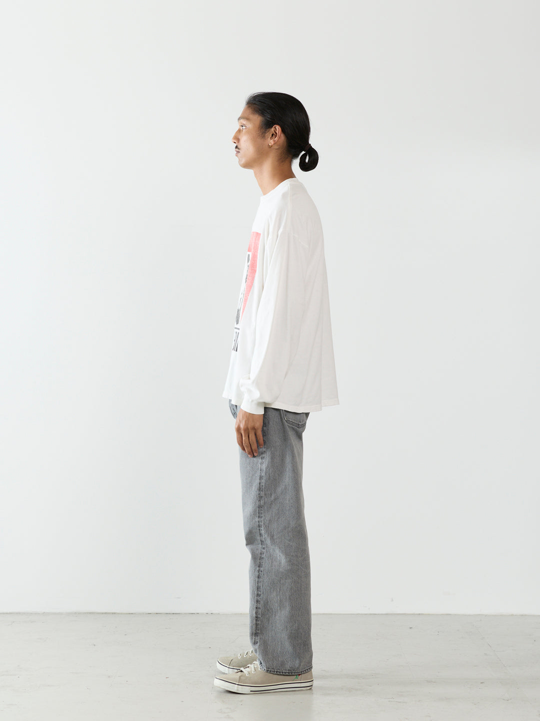 HARD SP加⼯20/-天竺ロンT(TOUT VA BIEN!)