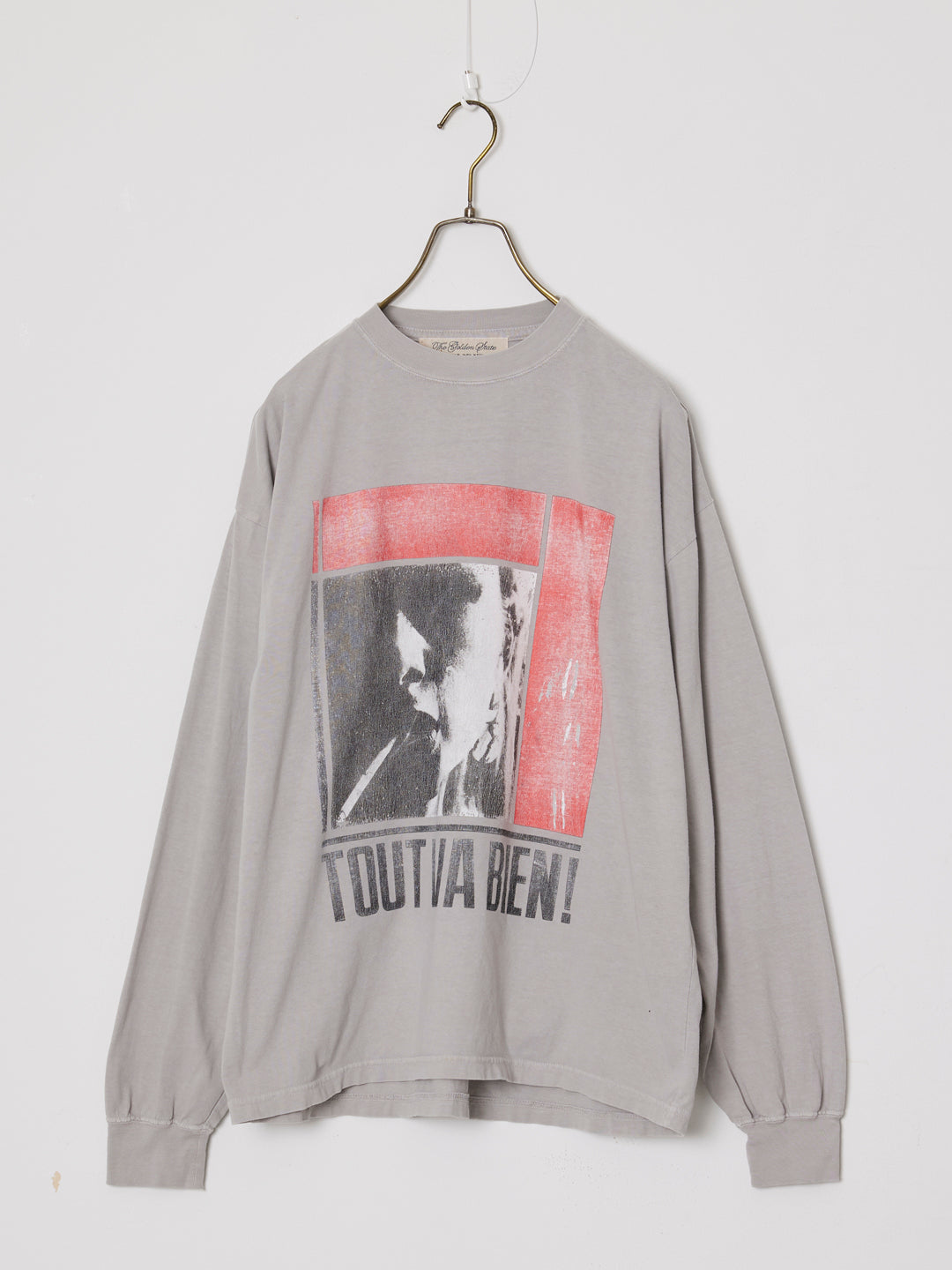 HARD SP加⼯20/-天竺ロンT(TOUT VA BIEN!)
