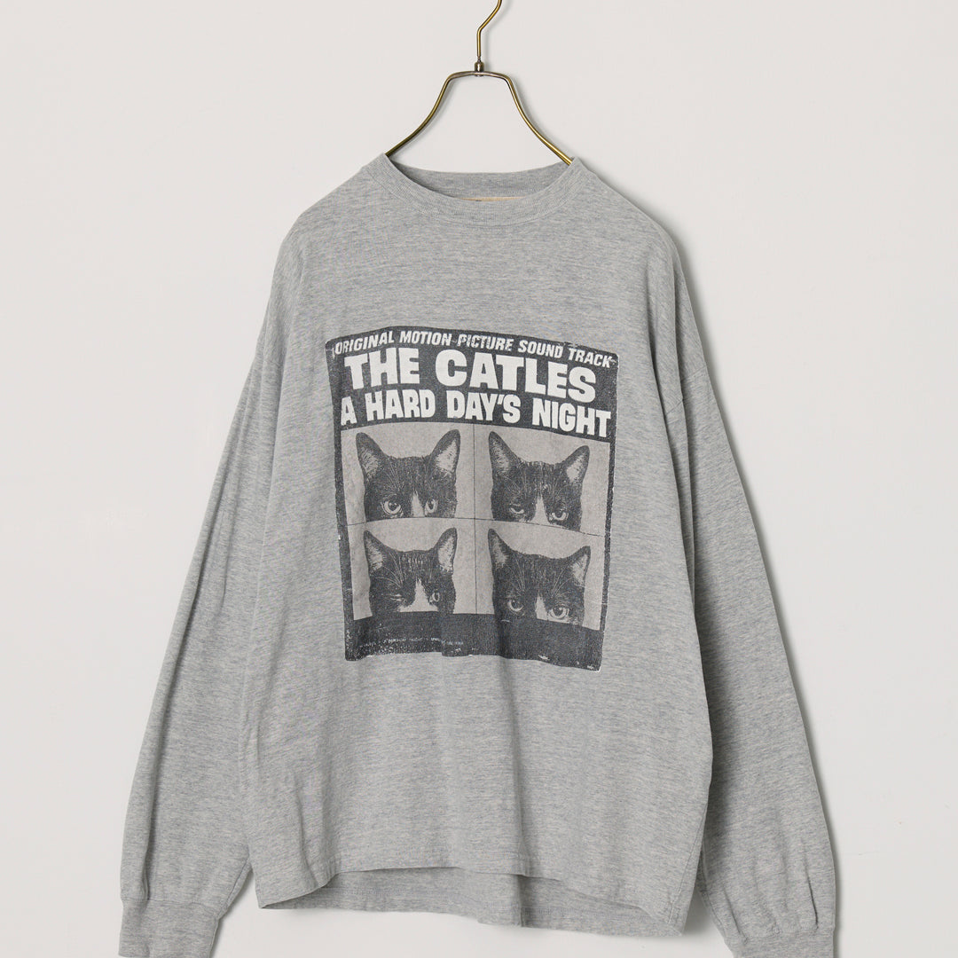 HARD SP加⼯20/-天竺ロンT(THE CATLES)