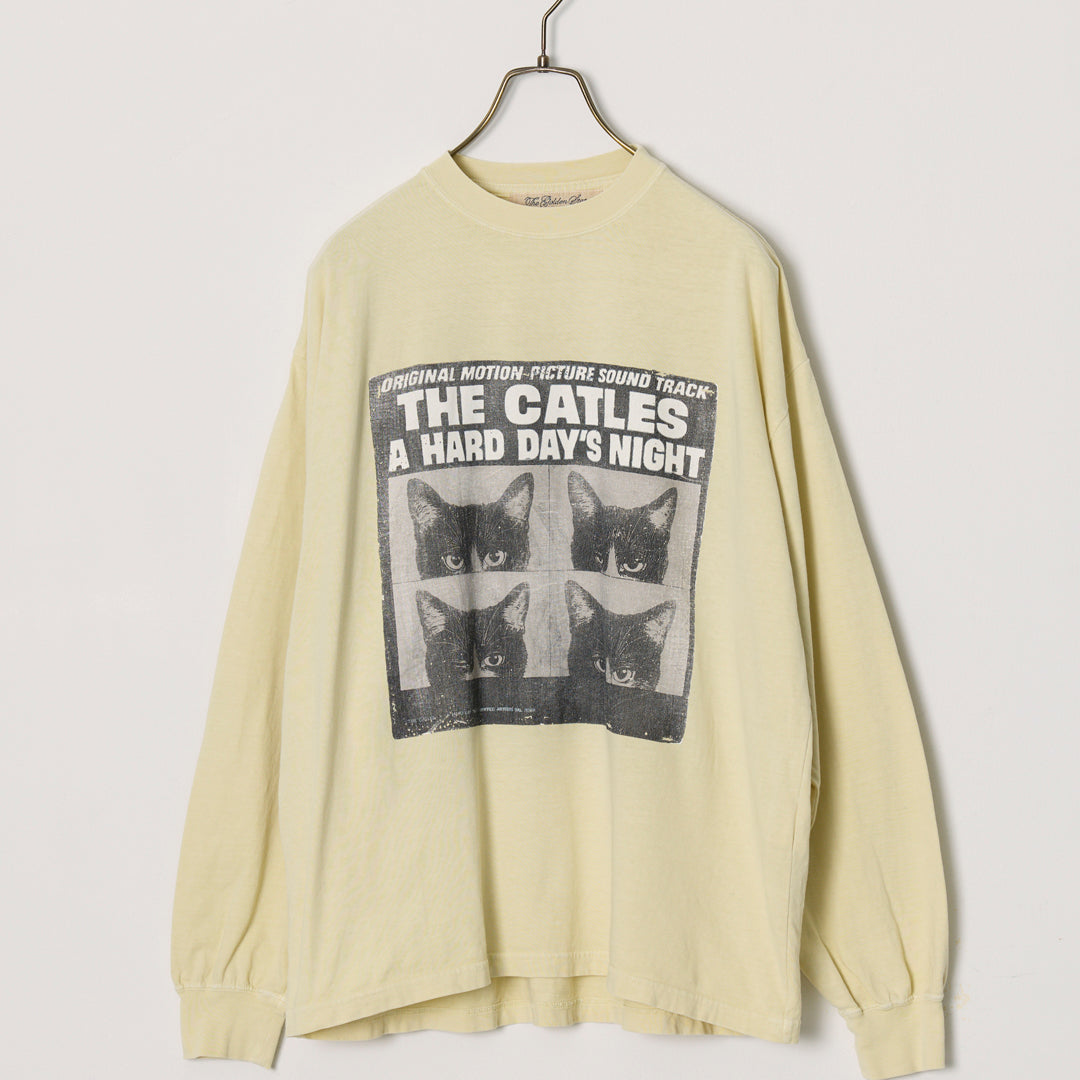 HARD SP加⼯20/-天竺ロンT(THE CATLES)