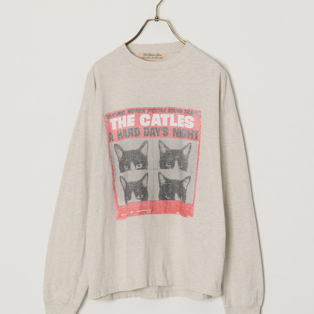 HARD SP加⼯20/-天竺ロンT(THE CATLES)