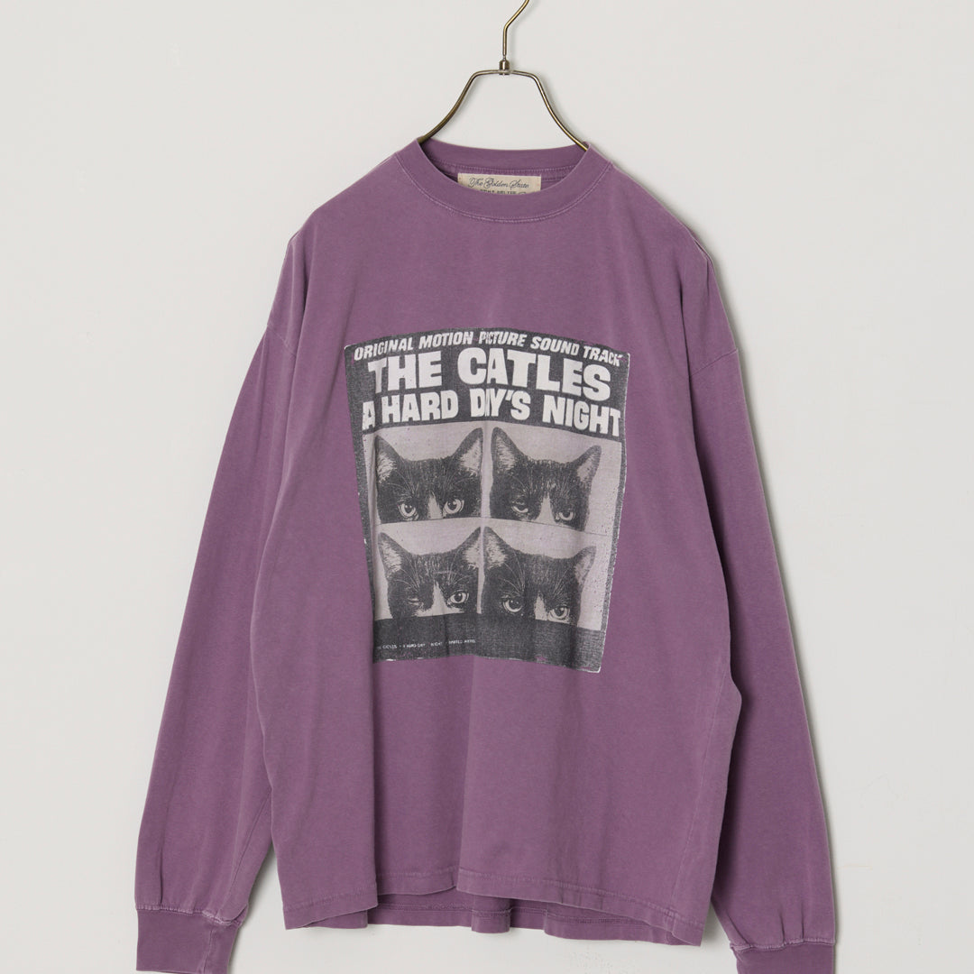 HARD SP加⼯20/-天竺ロンT(THE CATLES)